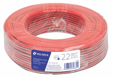 Imagen de CABLE PARA BOCINA 22AWG BICOLOR 100MTS VOLTECH CABO-22B