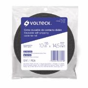 Imagen de D 12 CINTA DE CONTACTO DOBLE, 10 M, NEGRA VOLTECH CIVE-10N