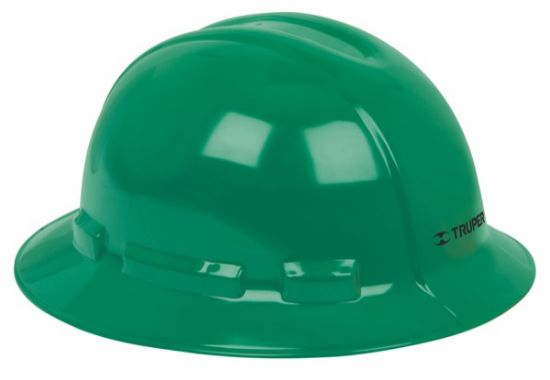 Imagen de D 4 CASCO VERDE ALA COMPLETA TRUPER CAS-VX