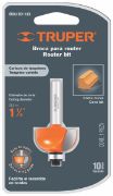 Imagen de D 3 BROCA PARA ROUTER BOCEL CUARTO 1-1/8 PULG CON BALERO TRUPER BROU-BC1-1/8X