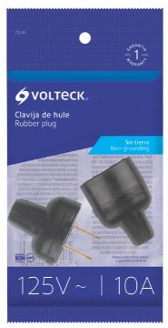 Imagen de CLAVIJA Y CONTACTO DE HULE  VOLTECH CL-COH