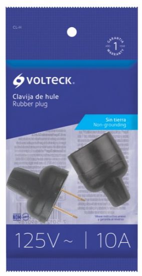 Imagen de CLAVIJA Y CONTACTO DE HULE  VOLTECH CL-COH