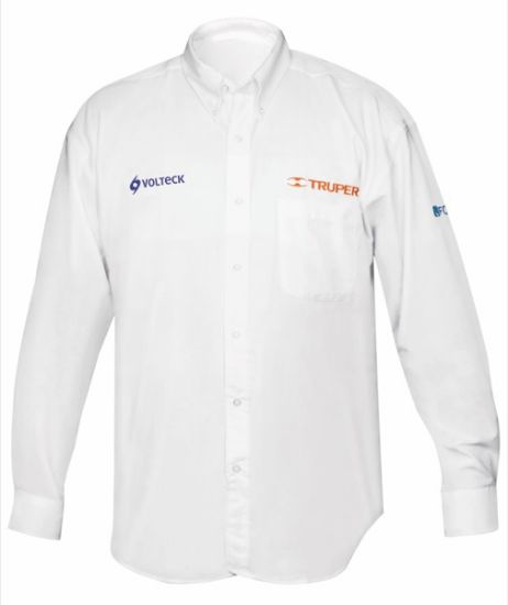 Imagen de D 1 CAMISA BLANCA MANGA LARGA TALLA MEDIANA TRUPER CAM-BCO-LM