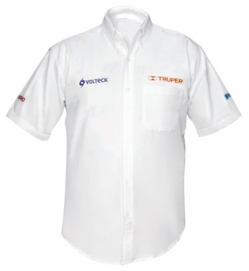 Imagen de D 1 CAMISA BLANCA MANGA CORTA TALLA MEDIANA TRUPER CAM-BCO-CM