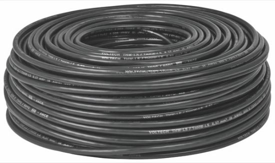 Imagen de D 1 CABLE THHW-LS NEGRO 8 AWG VOLTECH CAB-8N