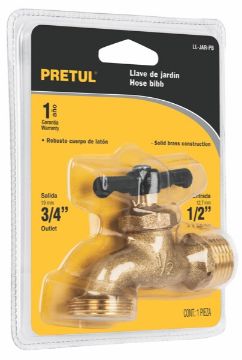 Imagen de LLAVE DE NARIZ PARA JARDIN 1/2 PULG EN BLISTER  PRETUL LL-JAR-PB