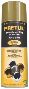 Imagen de PINTURA AEROSOL METALICO ORO  PRETUL PAM-OR-P