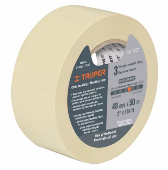 Imagen de CINTA MASKING TAPE 2 PULG TRUPER MSK-2