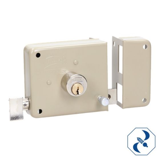 Imagen de CERRADURA 715 SOBREP DER BEIGE PHILLIPS INSTALAFACIL PHS715IFD4