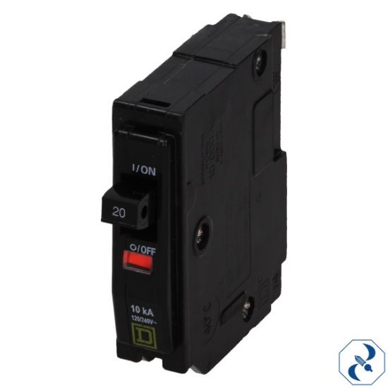 Imagen de INTERRUPTOR 20 AMP TERMOMAGNETICO SQUARED QO120