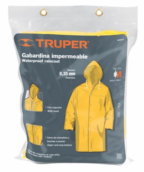 Imagen de IMPERMEABLE TALLA MEDIANA TRUPER IMPER-M