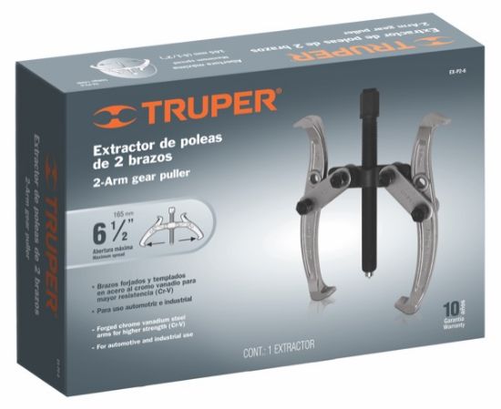 Imagen de EXTRACTOR DE POLEAS 2 QUIJADAS 6 PULG TRUPER EX-P2-6