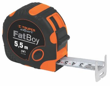 Imagen de FLEXOMETRO FATBOY DE 5.5 M CINTA 1-1/8 TRUPER FF-5528