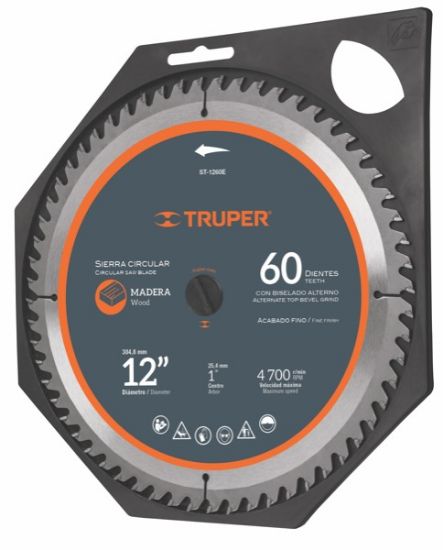 Imagen de D 3 SIERRA CIRCULAR P/MADERA 12 PULG 60 DIENTES CEN