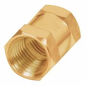 Imagen de COPLE DE LATON CUERDA 1/4 NPT TRUPER COPLE