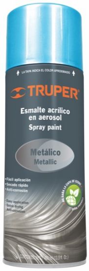 Imagen de PINTURA AZUL METALICA EN AEROSOL 400ML TRUPER PAM-AZ