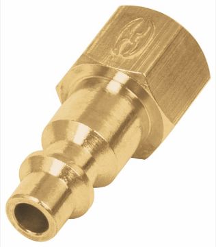 Imagen de CONECTOR RAPIDO TIPO M NIQUELADO CUERDA 1/4 NPT HEMBRA TRUPER CORAL-HEM-1/4