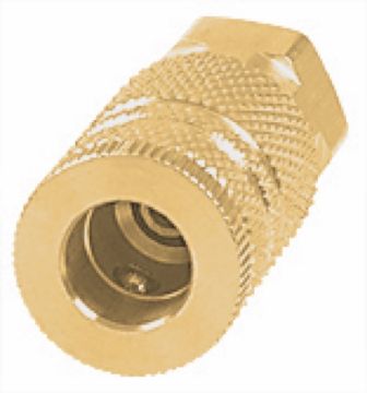 Imagen de COPLE DE LATON CUERDA 1/4 NPT HEMBRA TRUPER COPLE-HEM-1/4