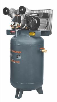 Imagen de D 1 COMPRESOR DE AIRE LUBRICADO 3HP DE 120L VERTICAL TRUPER COMP-120LV