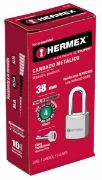 Imagen de D 1 CANDADO METALICO GANCHO LARGO  38 MM  HERMEX CZ-38L