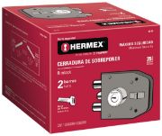 Imagen de CERRADURA SOBREPONER MODELO 770 LLAVE PUNTOS 2 BARRAS HERMEX CS-92