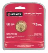 Imagen de CERRADURA PARA MUEBLE MODELO 25 LATON HERMEX CM-25L