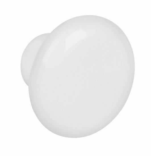 Imagen de D 12 PERILLA PARA MUEBLE CERAMICA BLANCA HERMEX PER-