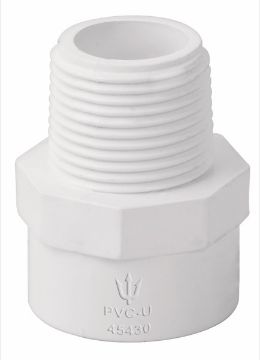 Imagen de ADAPTADOR MACHO DE PVC, 19 MM FOSET PVC-612