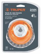 Imagen de CARDA COPA TRENZADA 4 PULG 5/8 PULG ESP 05MM TRUPER CT-610X