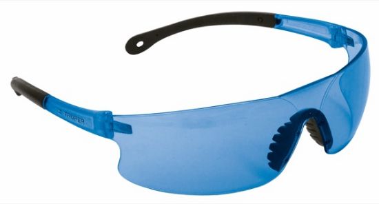 Imagen de LENTES DE SEGURIDAD AZUL SIN MARCO TRUPER LEN-LZ