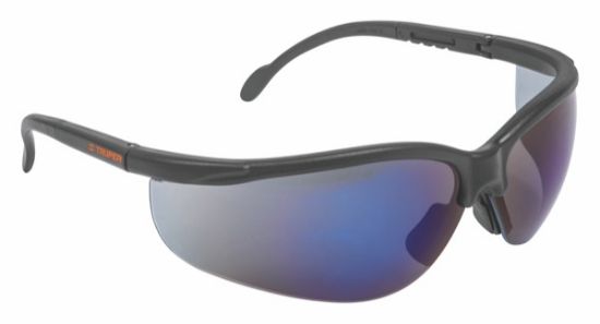 Imagen de LENTES DE SEGURIDAD DEPORTIVOS ESPEJO AZUL TRUPER LEDE-EZ