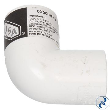 Imagen de CODO 90 FA09 1/2 PVC HIDRAULICO IUSA  615362