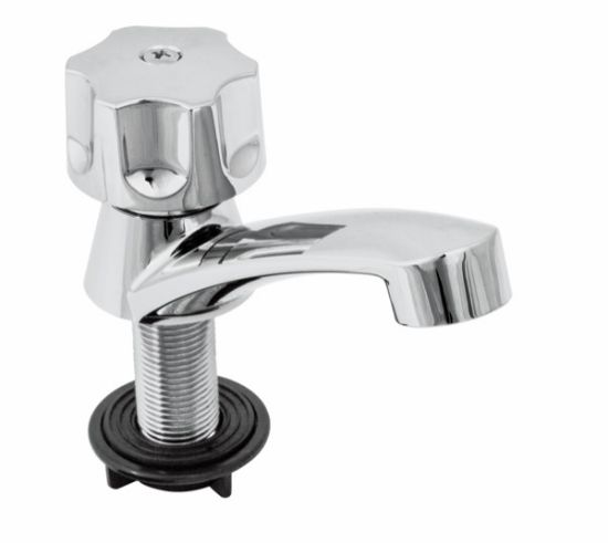 Imagen de JUEGO 2 LLAVES PARA LAVABO, ABS, MANERALES HEXAGONAL, BASIC FOSET MP-242