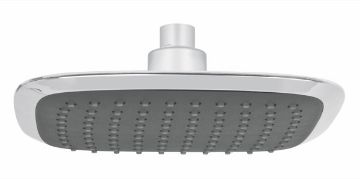 Imagen de D 1 REGADERA CON CABEZA CUADRADA DE ABS 8 PULG SIN