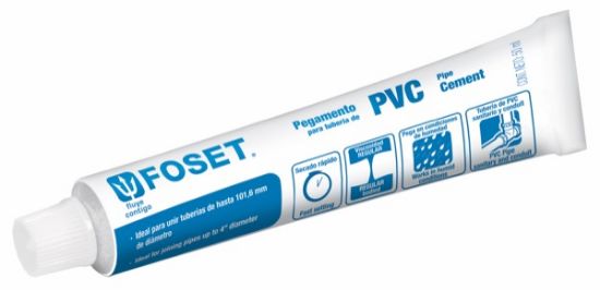 Imagen de PEGAMENTO PARA PVC EN TUBO 50ML FOSET PPVC-50