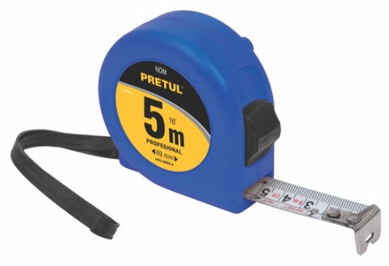 Imagen de FLEXOMETRO AZUL 5 M  PRETUL PRO-5MEB-A