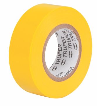 Imagen de CINTA DE AISLAR AMARILLO 19 MM X 9 M TRUPER M-22A