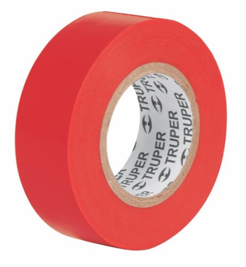 Imagen de CINTA DE AISLAR ROJO 19 MM X 9 M TRUPER M-22R