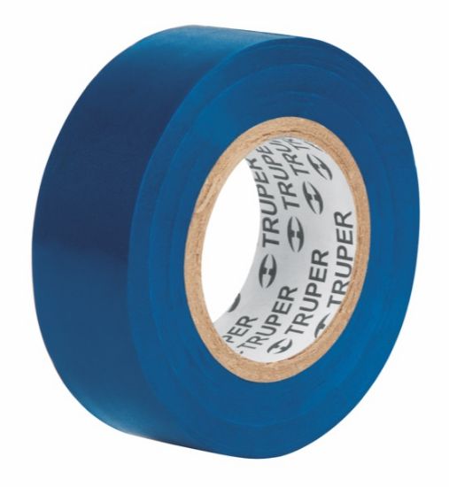 Imagen de CINTA DE AISLAR AZUL 19 MM X 9 M TRUPER M-22Z