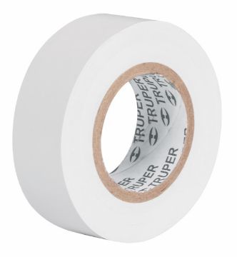 Imagen de CINTA DE AISLAR BLANCO 19 MM X 9 M TRUPER M-22B