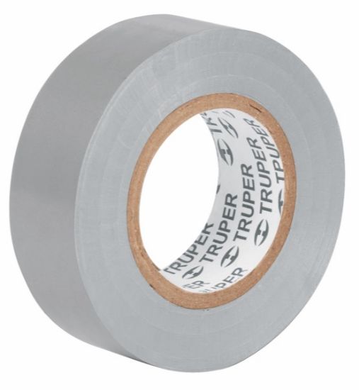 Imagen de CINTA DE AISLAR GRIS 19 MM X 9 M TRUPER M-22G