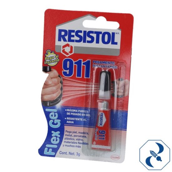 Imagen de PEGAMENTO 3 GR SUPER GEL RESISTOL 911 HER911-SG3G