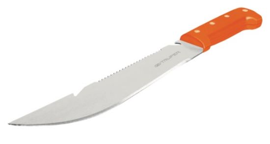 Imagen de MACHETE TIPO RAMBO 12 PULG CACHA NARANJA TRUPER T-460-12X