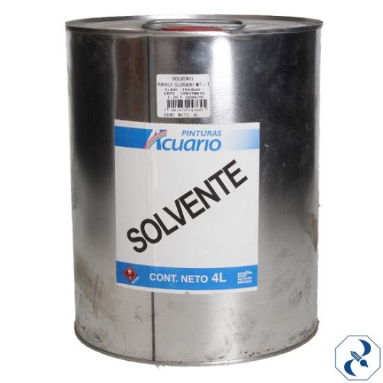 Imagen de D 1 SOLVENTE 4 L PARA HULE CLORADO WT-1 ACUARIO