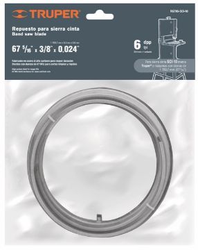 Imagen de D 6 REPUESTO SIERRA 67 PULG X 6 DPP PARA SIERRA CINTA SCI-10 TRUPER R67X6-SCI-10