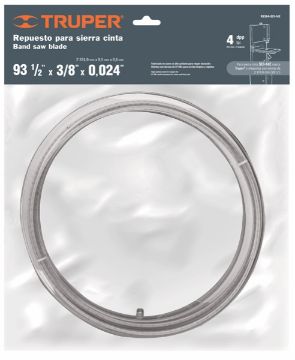 Imagen de D 6 REPUESTO SIERRA 93 PULG X 4 DPP PARA SIERRA CINTA SCI-14E TRUPER R93X4-SCI-14E