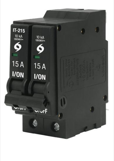 Imagen de D 5 INTERRUPTOR TERMOMAGNETICO 2 POLOS 15 A VOLTECH