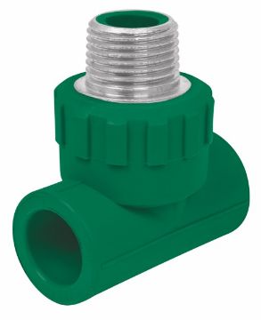 Imagen de TEE PPR ROSCA CENTRAL MACHO 1/2 PULG 20MM FOSET CV-711