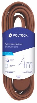 Imagen de EXTENSION ELECTRICA DOMESTICA 4 M CAFE  VOLTECH ED-4C