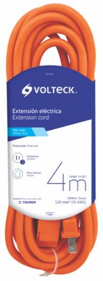 Imagen de EXTENSION ELECTRICA USO RUDO 4 M CALIBRE 16  VOLTECH ER-4X16